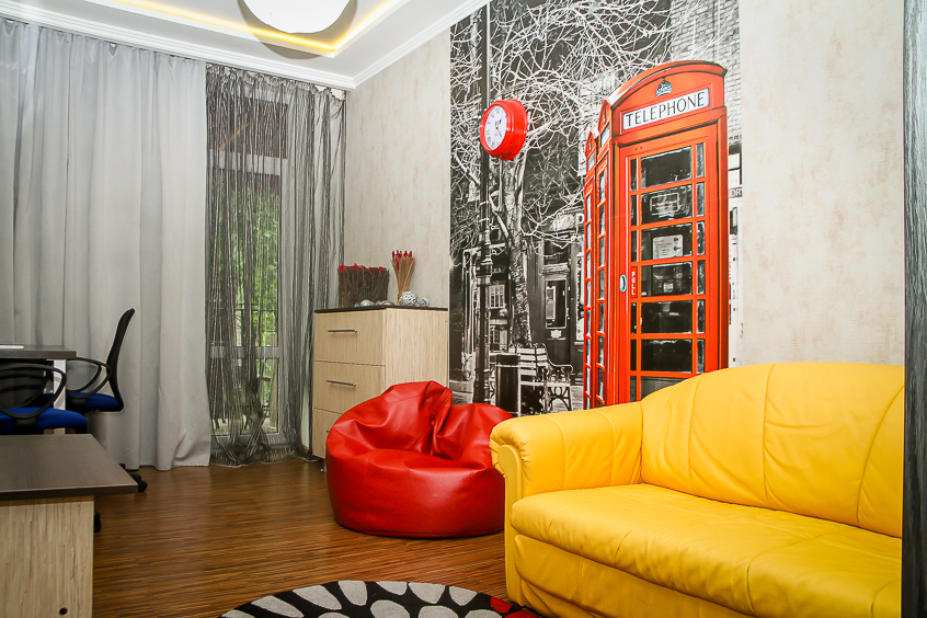 Apartamento con vistas al parque central de Chisinau: 2 habitaciones, 1 cuarto, 42 m²